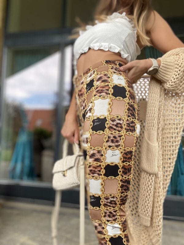 Exclusive leggins wild gold chains - obrazek 12