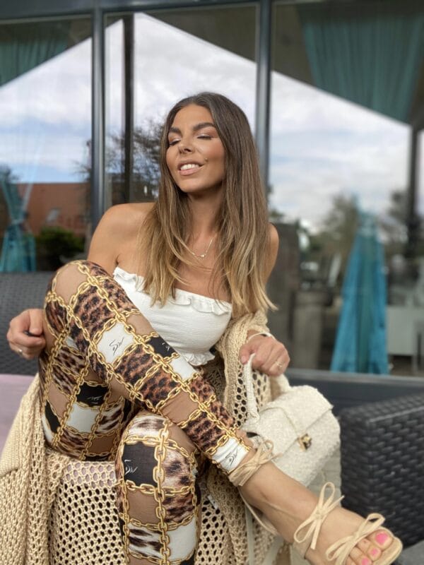 Exclusive leggins wild gold chains - obrazek 13