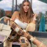 leggins beige chainz