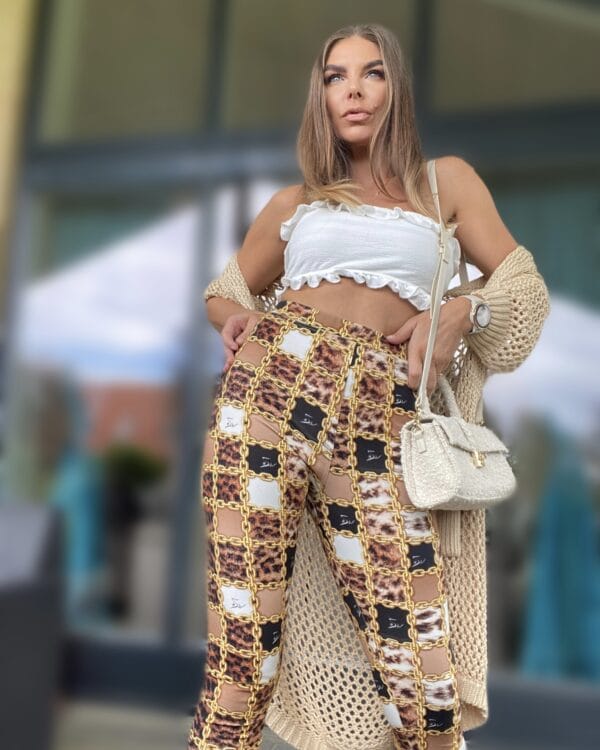 Exclusive leggins wild gold chains - obrazek 8