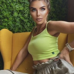 Top Bawełniany Zanzibar – Green Glow | Sensual Woman