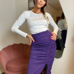 Fioletowa spódnica midi | Sensual Woman