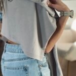 bluzka szara logowana klasyczna