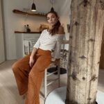 bluzka w paski z długim rękawem