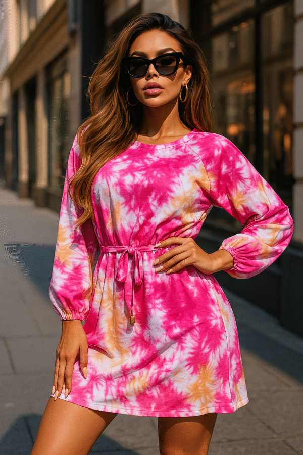 Zmysłowa sukienka tie-dye – Sensual Woman lato 2025