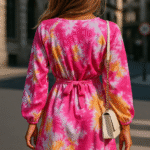 Sukienka z tyłu – kobiecy krój i lekka tkanina