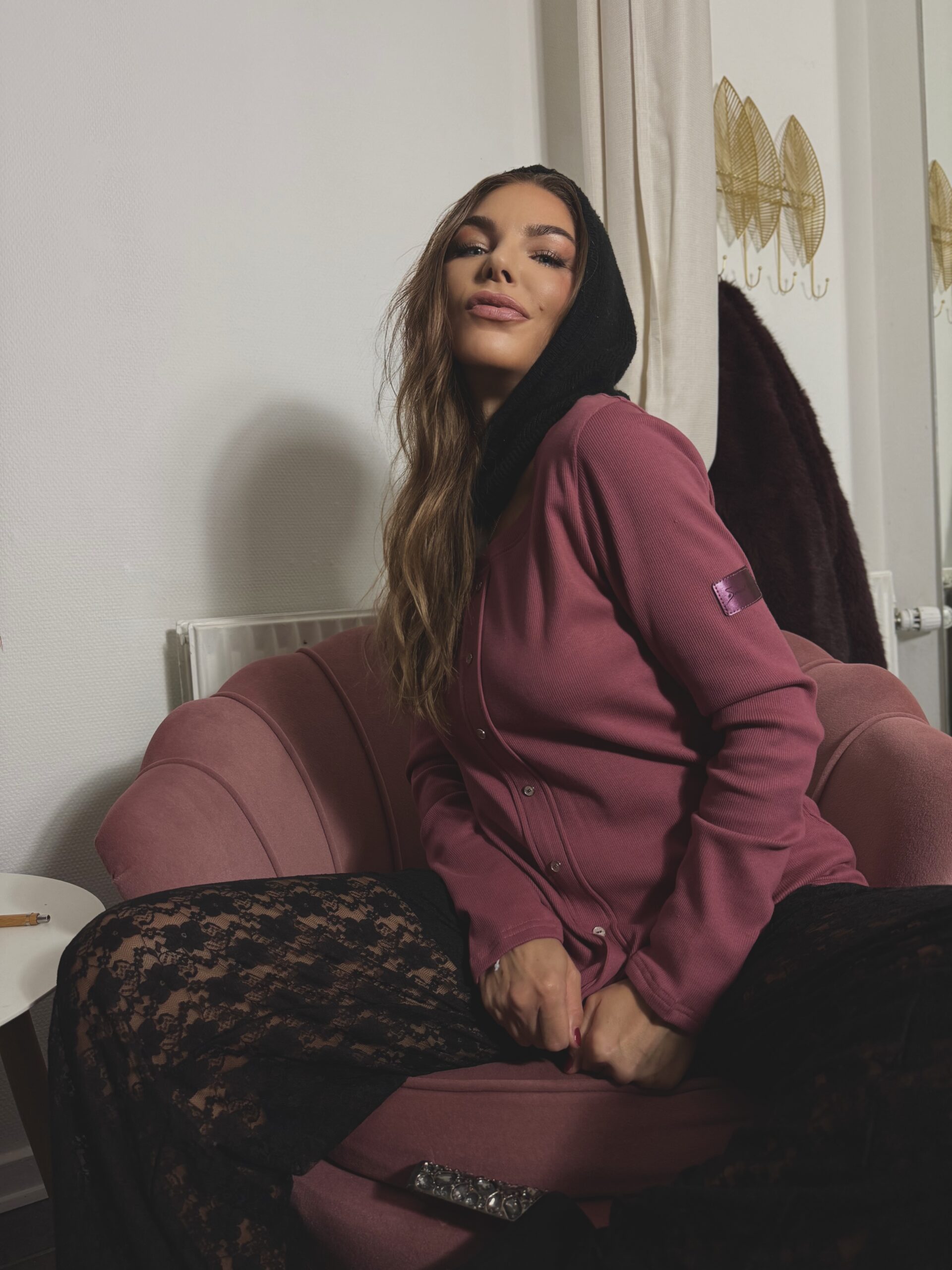 Bluzka prążkowana Sensual Woman –spojrzenie